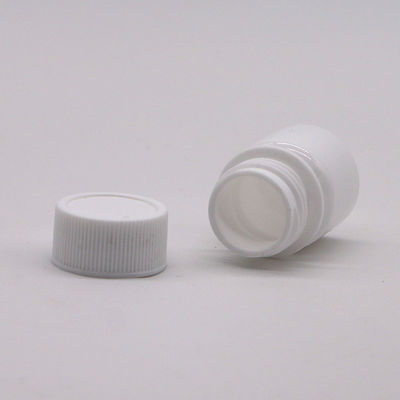 Farmacia Compressa solida Capsula di conservazione Bottiglia di plastica PE 5 ml Forma rotonda con tappo a vite