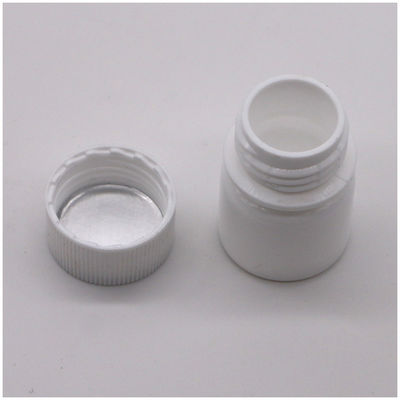 Farmacia Compressa solida Capsula di conservazione Bottiglia di plastica PE 5 ml Forma rotonda con tappo a vite