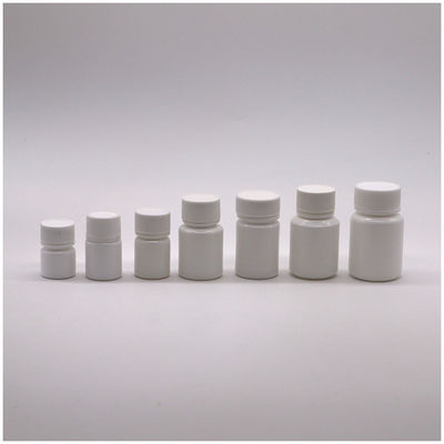 Farmacia Compressa solida Capsula di conservazione Bottiglia di plastica PE 5 ml Forma rotonda con tappo a vite