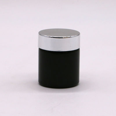 Riempitibile 40ml/1.3oz PET Pillola Capsula Bottiglia di olio di pesce con tappo a vite in argento di alluminio