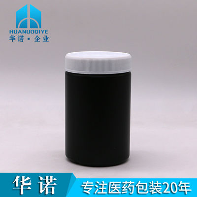 Medicina industriale 250ml HDPE Bottine di plastica personalizzate con tappo a vite e rivestimento a induzione del calore
