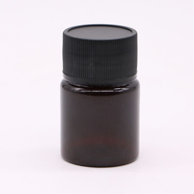Materiale riciclabile senza BPA Bottiglia di pillole in plastica in PET da 25 ml per flaconcino di medicina solida
