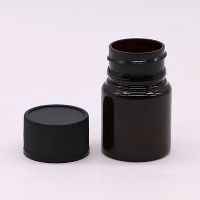Materiale riciclabile senza BPA Bottiglia di pillole in plastica in PET da 25 ml per flaconcino di medicina solida