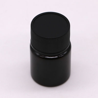 Materiale riciclabile senza BPA Bottiglia di pillole in plastica in PET da 25 ml per flaconcino di medicina solida