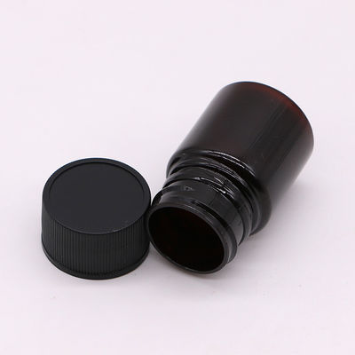 Materiale riciclabile senza BPA Bottiglia di pillole in plastica in PET da 25 ml per flaconcino di medicina solida