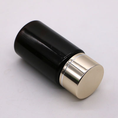 GMP 50ML PET Plastic Medicine Tablet Pill Bottle Container Con Gold Silver Coating Cap