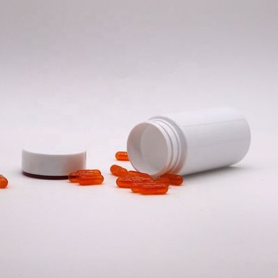 Bottiglia di capsule di plastica rotonda da 150 ml/5 oz di PET Ideale per medicine e integratori di salute