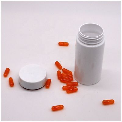 Bottiglia di capsule di plastica rotonda da 150 ml/5 oz di PET Ideale per medicine e integratori di salute