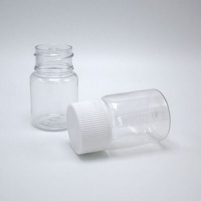Bottiglia PET da 25 ml per imballaggio di capsule e pillole