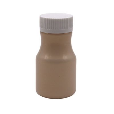Bottiglia di plastica PET da 60 ml con finitura opaca e colore personalizzato Materiale del corpo PET