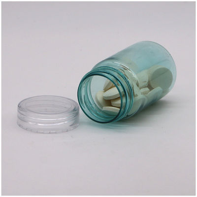 Cura della salute 70ml PET Bottiglia di plastica capsula pillola con tappo oro argento