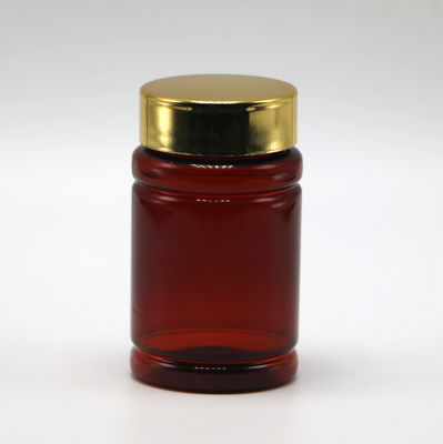 Bottiglia di 80 ml con colore personalizzato e tappi in oro e argento