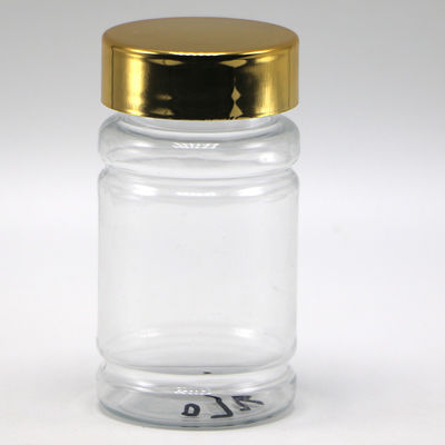 Bottiglia di 80 ml con colore personalizzato e tappi in oro e argento