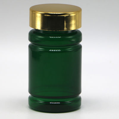 Bottiglia di 80 ml con colore personalizzato e tappi in oro e argento