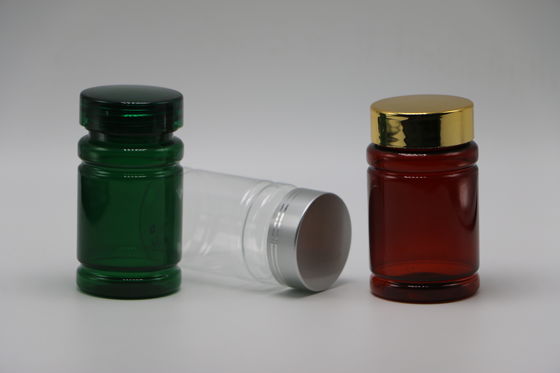 Bottiglia di 80 ml con colore personalizzato e tappi in oro e argento