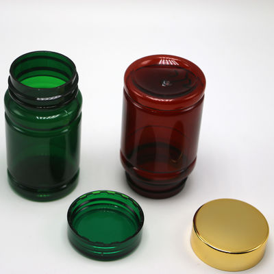 Bottiglia di 80 ml con colore personalizzato e tappi in oro e argento