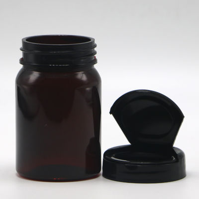 Stampa a schermo Bottiglia ricaricabile in plastica medica PET da 80 ml per compresse