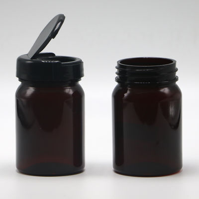 Stampa a schermo Bottiglia ricaricabile in plastica medica PET da 80 ml per compresse