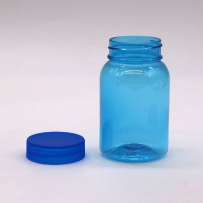 100 ml di PET rotondo colore personalizzato supplementi di plastica di grado farmaceutico bottiglie di medicina