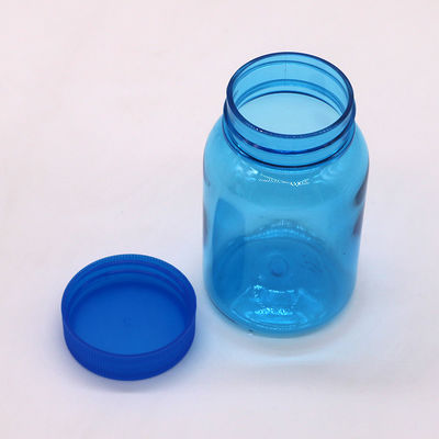 100 ml di PET rotondo colore personalizzato supplementi di plastica di grado farmaceutico bottiglie di medicina