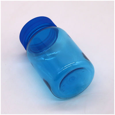 100 ml di PET rotondo colore personalizzato supplementi di plastica di grado farmaceutico bottiglie di medicina