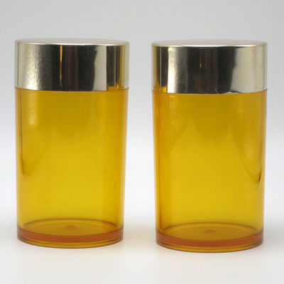 Bottiglia vuota rotonda di 100 ml in PET di plastica per compresse di medicina per imballaggi di qualità farmaceutica
