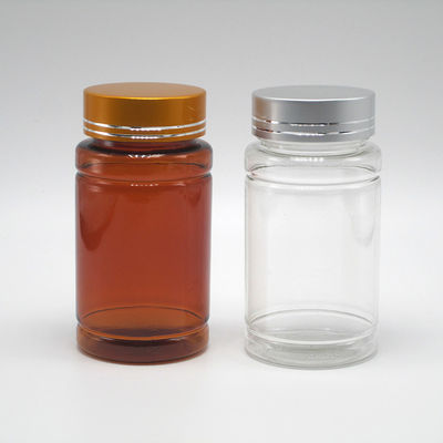 Bottiglia di plastica PET di design sterile e resistente ai bambini per compresse Capsula 100 ml