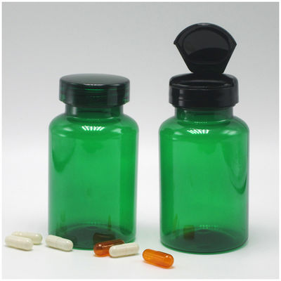 Bottiglie di integratori traslucide 120 ml 4 oz Bottiglie di capsule PET con tappo di sicurezza