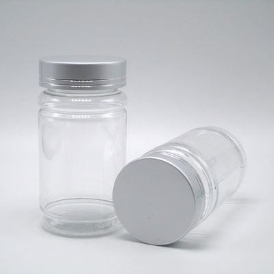 Collare PET 120 ml Bottiglia di plastica a vite a forma di bambù Cappuccio per pillole Capsule Supplemento medicinale per compresse