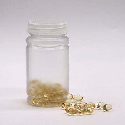Collare PET 120 ml Bottiglia di plastica a vite a forma di bambù Cappuccio per pillole Capsule Supplemento medicinale per compresse