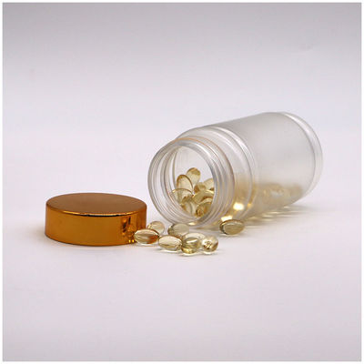 Collare PET 120 ml Bottiglia di plastica a vite a forma di bambù Cappuccio per pillole Capsule Supplemento medicinale per compresse