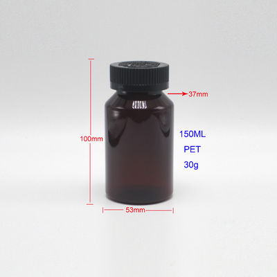 Compresse/capsule/polvere/pillole Bottiglia PET in colore personalizzato con materiale 150 ml/5 oz
