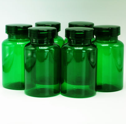 Bottiglia PET per medicina industriale colore personalizzato 150ml/5oz con tappo in alluminio CRC in incisione