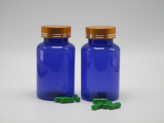 Bottiglia PET per medicina industriale colore personalizzato 150ml/5oz con tappo in alluminio CRC in incisione