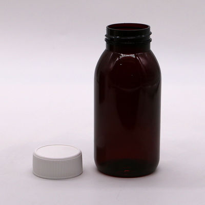Flascia di liquido orale per sciroppo sterile per tosse con cappuccio di sicurezza per bambini