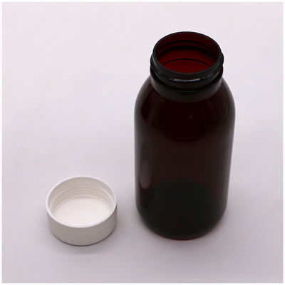 Flascia di liquido orale per sciroppo sterile per tosse con cappuccio di sicurezza per bambini