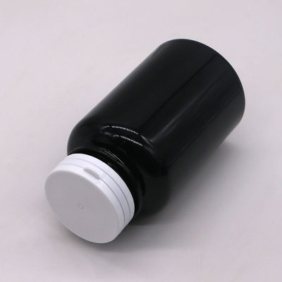 Personalizzare colore PET 250ml Bottiglia di plastica rotonda per il contenitore di capsule di medicina