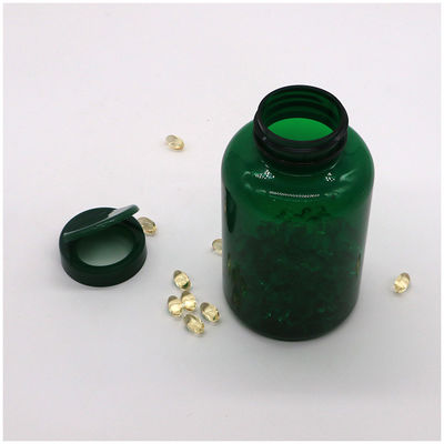 SCREW CAP 350ML Bottiglia ricaricabile di plastica medica PET per capsule di medicina ricaricabili