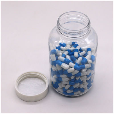 Contenitore per medicinali in PET di plastica da 500 ml con stampa a schermo e tappo a prova di bambini