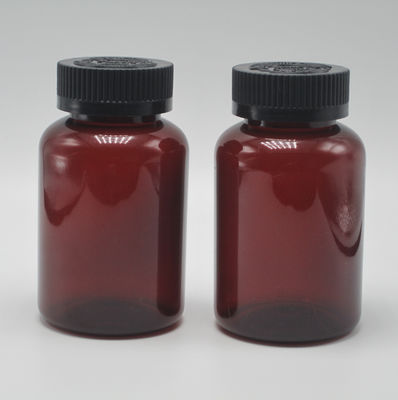 Cappuccio a vite Bottiglia di compresse in plastica in PET da 180 ml per compresse Polvere Capsula compressa HOT SEAL