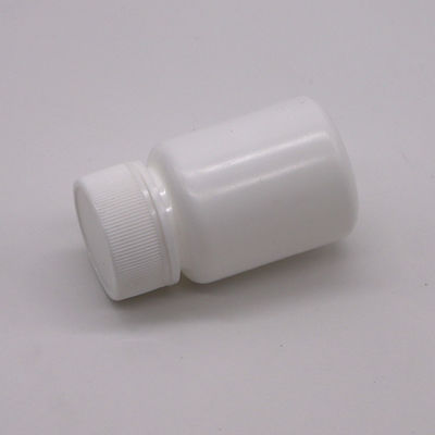 30 ml di HDPE Portatile in polvere di plastica bianca Pillola per farmaci Bottiglie per compresse Contenitore con tappo di sicurezza per bambini