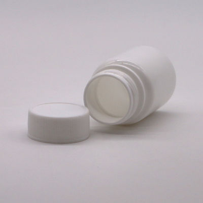 30 ml di HDPE Portatile in polvere di plastica bianca Pillola per farmaci Bottiglie per compresse Contenitore con tappo di sicurezza per bambini