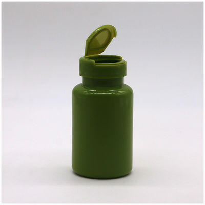 Bottiglia di plastica HDPE 150ml 5oz bocca larga contenitori di capsule vuote con tappo flessibile