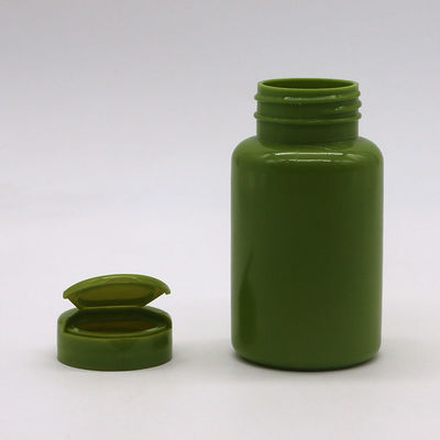 Bottiglia di plastica HDPE 150ml 5oz bocca larga contenitori di capsule vuote con tappo flessibile