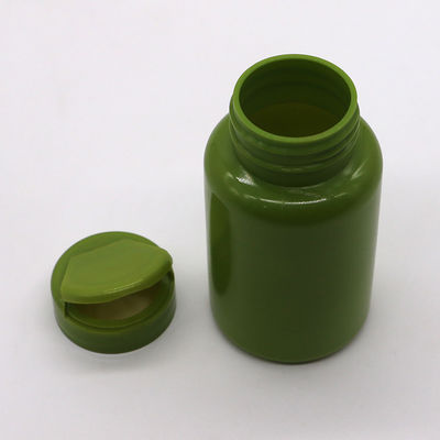 Bottiglia di plastica HDPE 150ml 5oz bocca larga contenitori di capsule vuote con tappo flessibile
