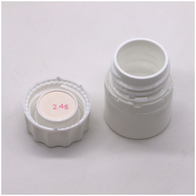 20 ml Bianco HDPE Riempibile Medicina Solida Capsula Pillola Tabletta Bottiglia di Plastica Bottone per Altre Medicine