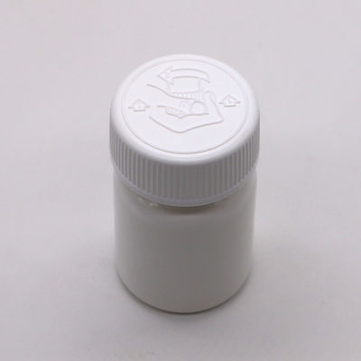 Bottiglia di plastica in HDPE di piccola capacità da 40 ml con tappo a vite e stampa di etichette personalizzate
