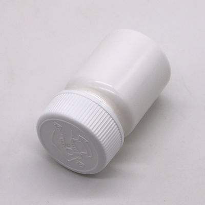 Bottiglia di plastica in HDPE di piccola capacità da 40 ml con tappo a vite e stampa di etichette personalizzate