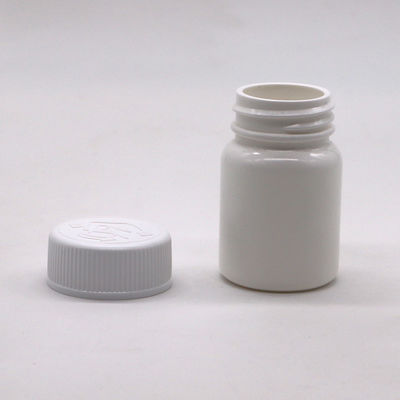 Bottiglia di plastica in HDPE di piccola capacità da 40 ml con tappo a vite e stampa di etichette personalizzate