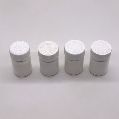 Bottiglia di plastica in HDPE di piccola capacità da 40 ml con tappo a vite e stampa di etichette personalizzate